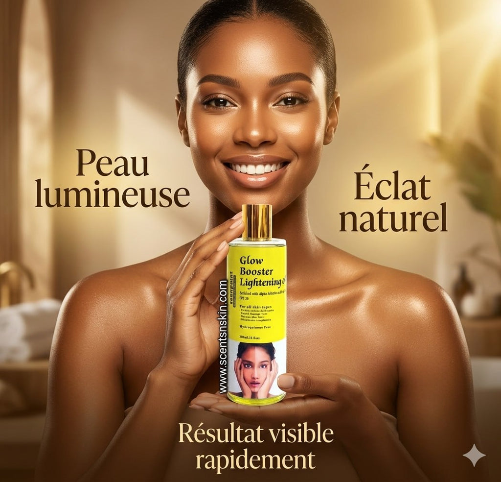 Huile Hydratant Glow booster de la peau